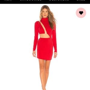 NWT Red cutout dress from Revolve H:ours